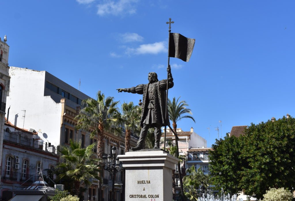 Columbus statue Huelva