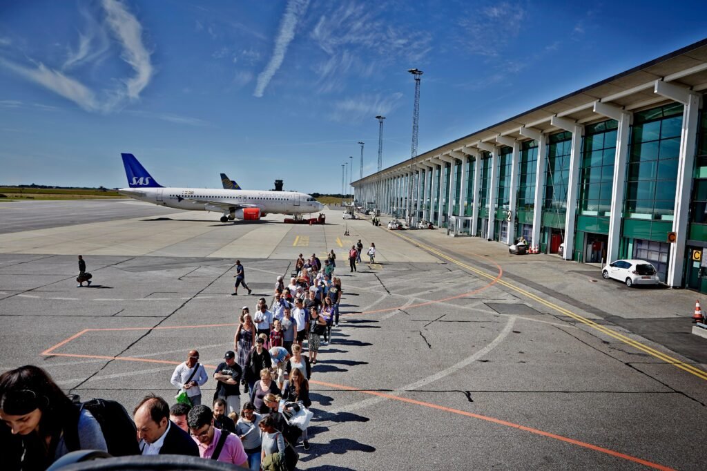 Flying with SAS to Aalborg