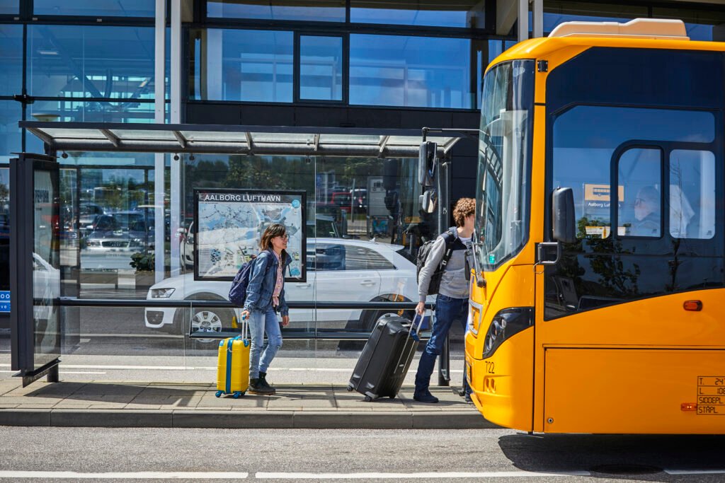 From Aalborg Airport to Aalborg city centre