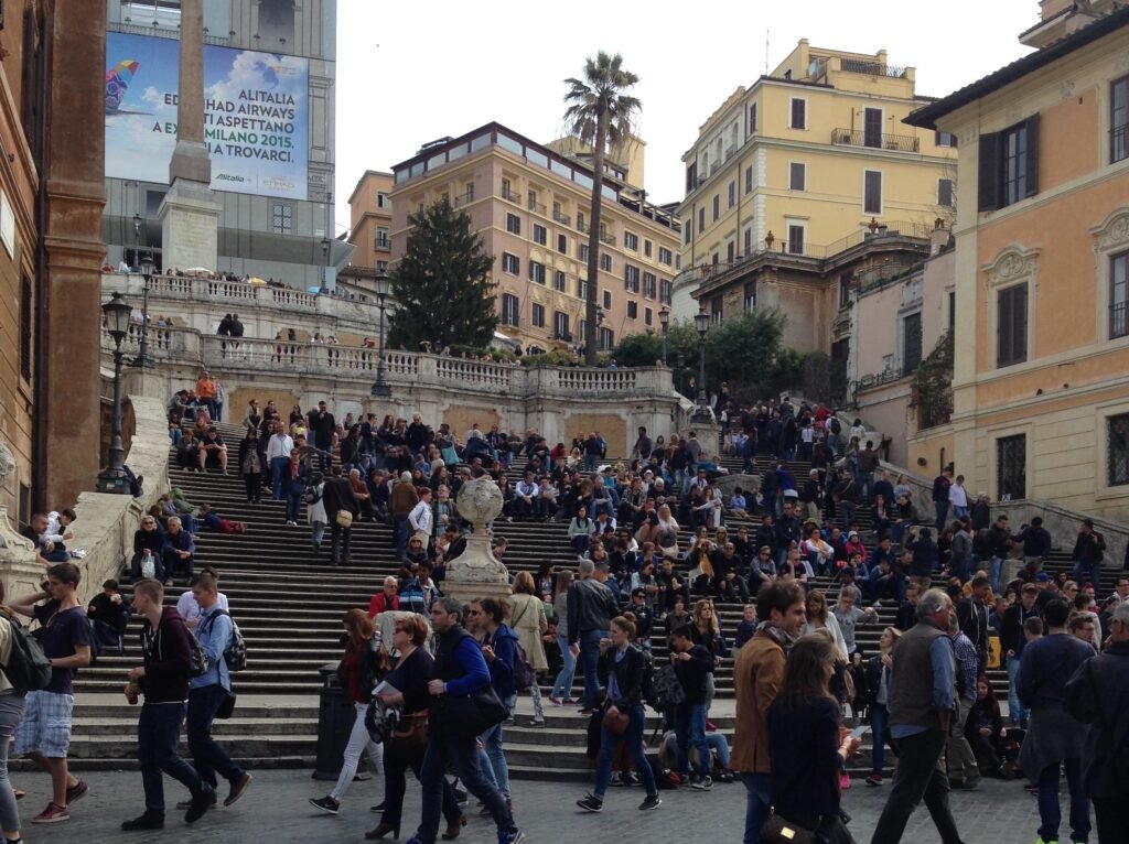 The Spanish Stairs in Rome