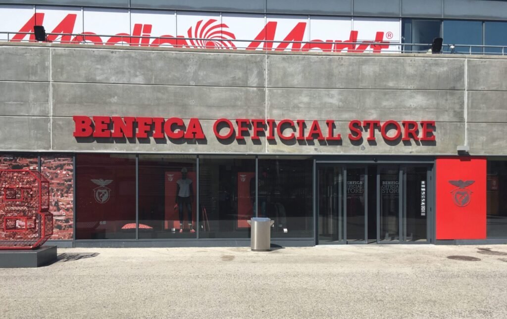 The official Benfica store at Estadio da Luz