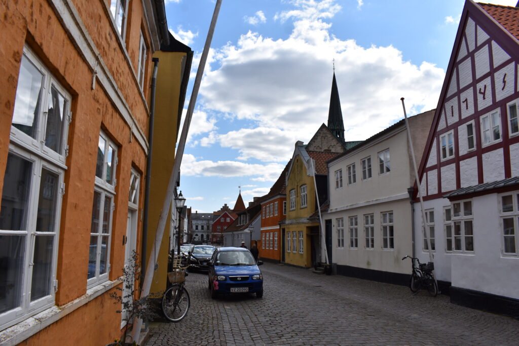 Walking around the town of Ribe
