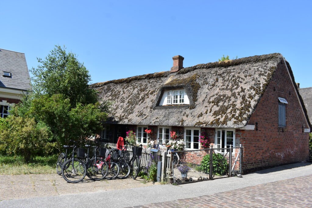 Traditional house on Fanø Island, Denmark