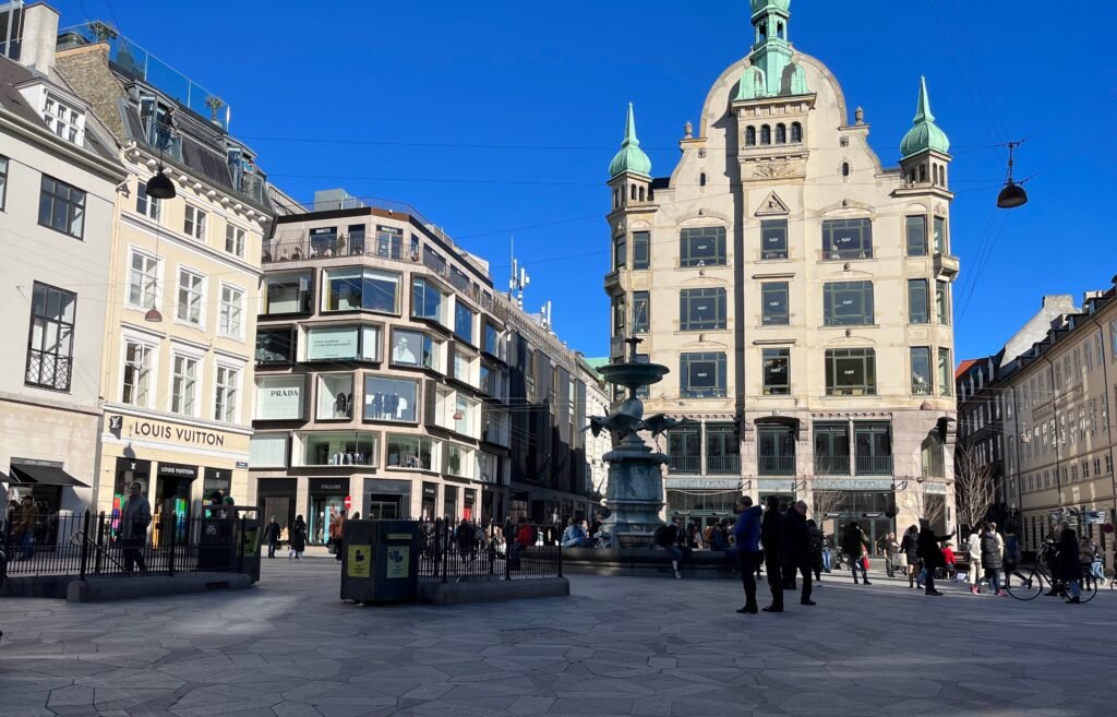 Strøget - Copenhagen's main shopping area in Indre By